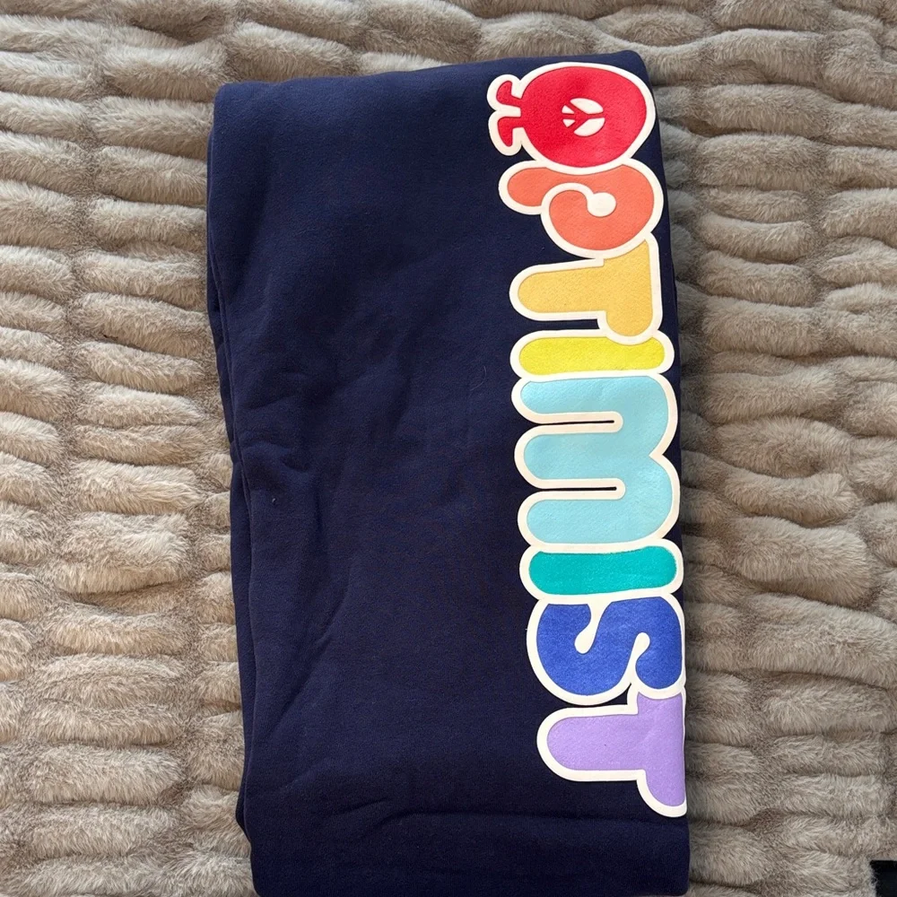 Madhappy Navy Joggers with Optimist Logo - Picture 3 of 5